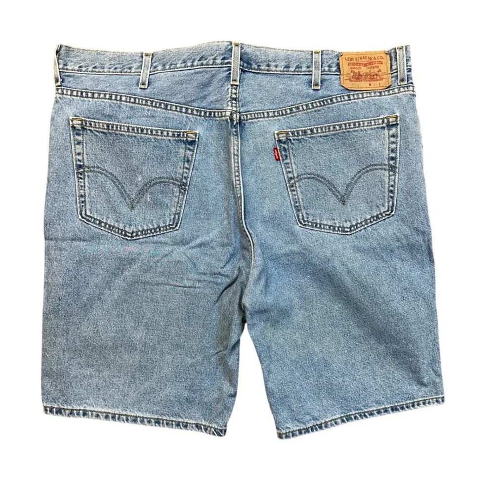 Levi's 505 Vintage Regular Fit Denim Shorts Mens 44 Blue Excellent Light‎ Wash